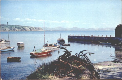 Abersoch harbor wales 1964 - harbor,