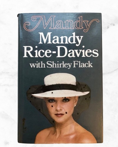 Mandy rice davies signed book - mandy,