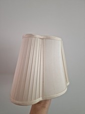 Ivory Pleated Fabric Lampshade