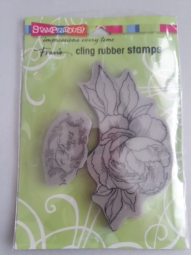 Stampendous peony spray - stampendous, cling