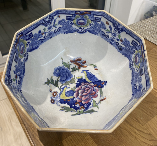 Antique masons ironstone blue - antique,