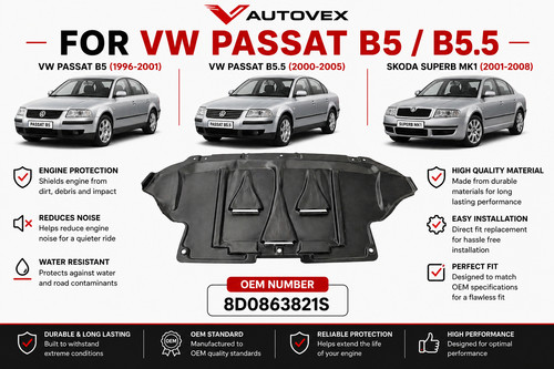 Under engine cover undertray - under,