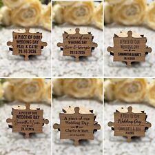 Custom Wedding Jigsaw Favours