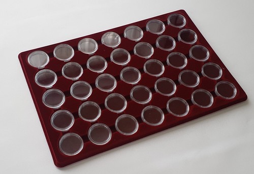 Coin tray with clear cover - with,