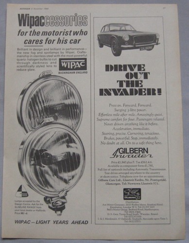 1969 gilbern invader original - invader,