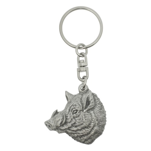 English made pewter boars head - english,