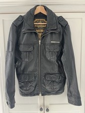 Mens Superdry Leather Jacket