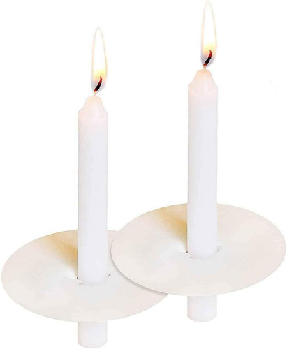 200 white church candles with - white,
