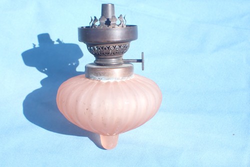 Vintage opaque ribbed pink - vintage,