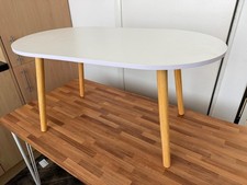 Low Oval Coffee Table,Solid