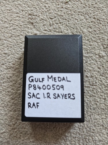 Gulf war medal raf sac - war,