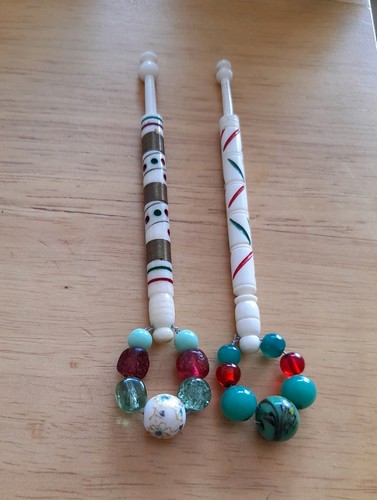 Bovine bone lace - bone, bobbins.