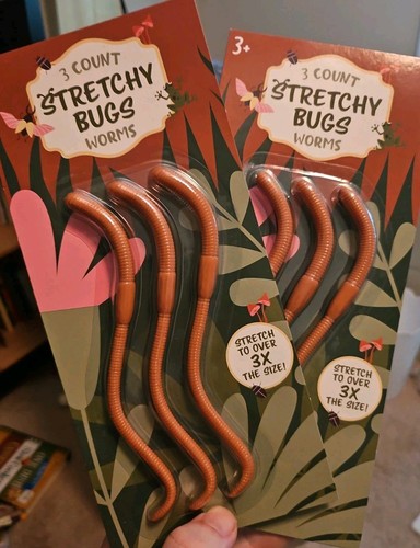 Lot stretchy bugs worms - lot, 2
