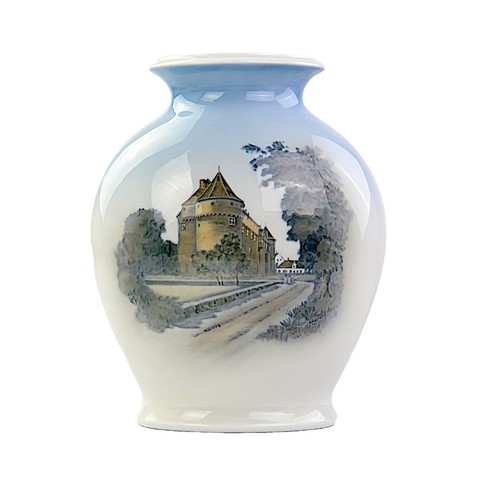 Royal copenhagen vase castle - copenhagen, vase,