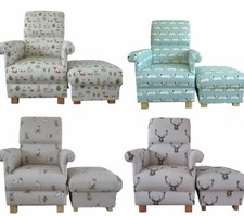 Adult Armchair & Footstool