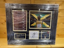 Genuine Usain Bolt Hand Signed
