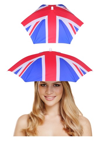 Union jack umbrella hat - 1,