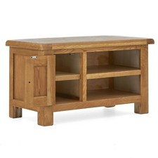 Rustic Oak TV Stand Small TV