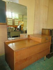 Mid Century Avalon Yatton Vintage Dressing Table Retro Furniture Beehive Drawers