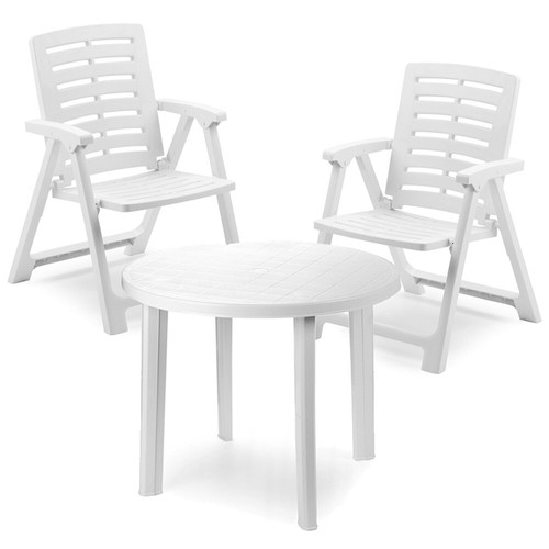 Round plastic table 2 - table,