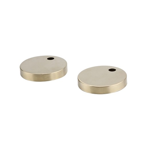 55mm diameter brushed brass - 55mm,