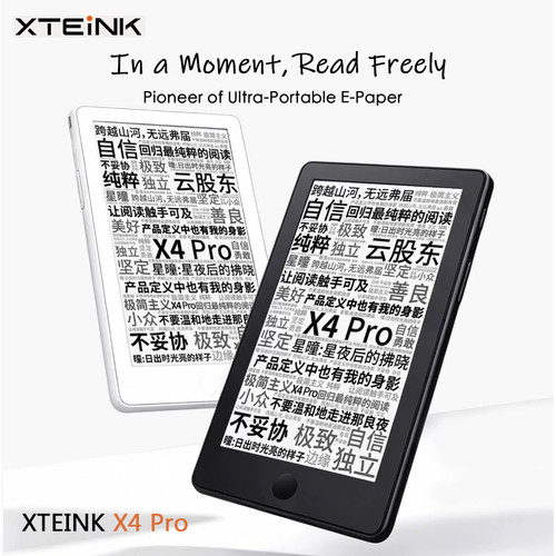 Xteink pro black pocket - xteink, x4