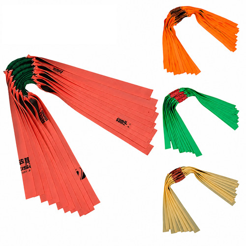 Flat rubber bands - flat,