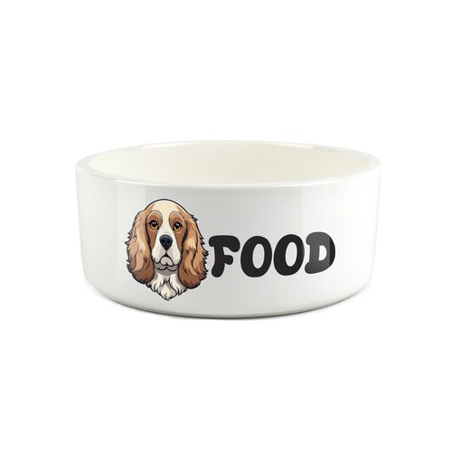 Cartoon cocker spaniel food - cocker,