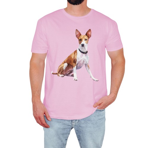 Basenji dog mens shirt - basenji,