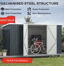 Metal Garden Shed with