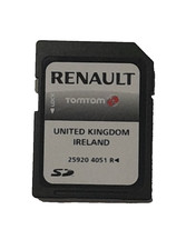  Renault Genuine Sat Nav SD Card United Kingdom and Ireland  259204051R