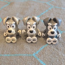 bluey TERRIER Trio Toy Figures