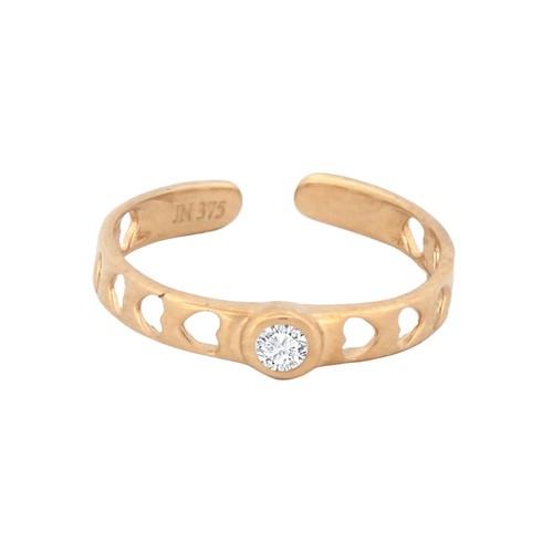 Toe ring 9ct yellow - toe,