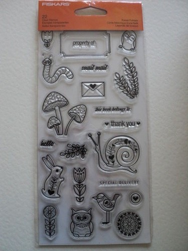 Fiskars clear stamps - fiskars, forest