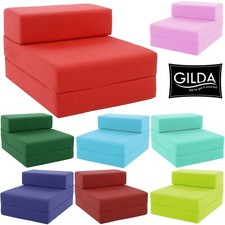 Chair Bed Fold Out Futon Single Guest Folding Mattress Sofa Bed Chairbed