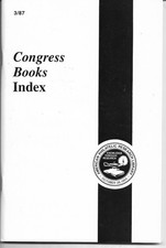 Congress Book Index