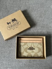 Women’s Beige Coach Card