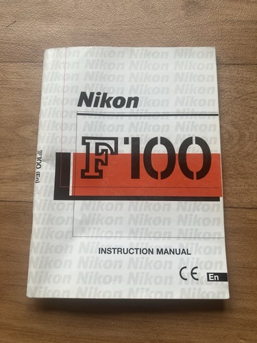 Nikon f100 instruction manual - nikon,