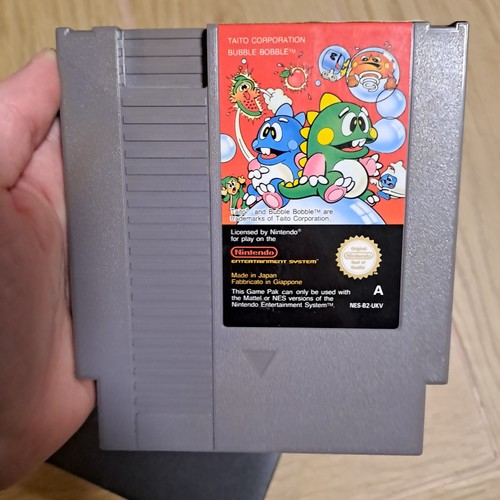 Nintendo nes bubble bobble - nintendo,