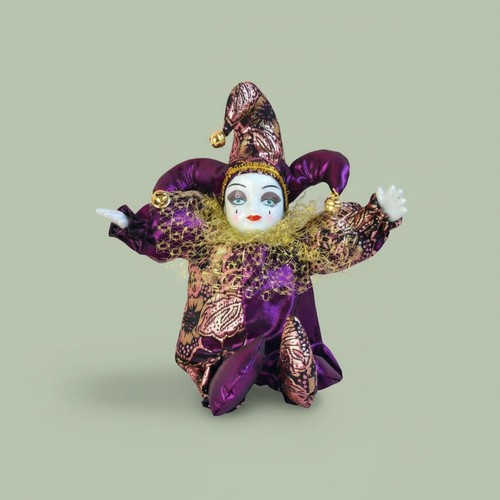 Handmade jester doll - handmade,