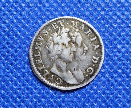 1689 maundy fourpence william - maundy,