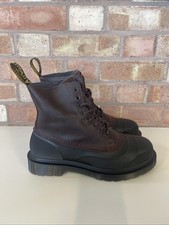 Dr. Martens 1460 Fleece Lined Sub Boots UK Size 8 Oxblood Black
