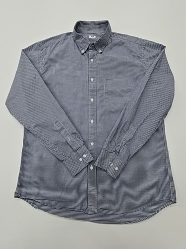 Uniqlo mens shirt blue gingham - uniqlo,