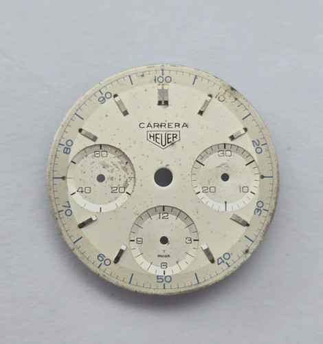 Vintage heuer chronograph dial - heuer,