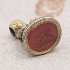 Antique Engraved Carnelian