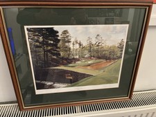 Graeme W Baxter Signed Framed Print “Augusta The 12th” VGC Ready To Hang  