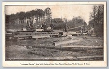 Antique Postcard Siler City NC