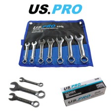 US PRO Tools 7pc SAE AF Stubby