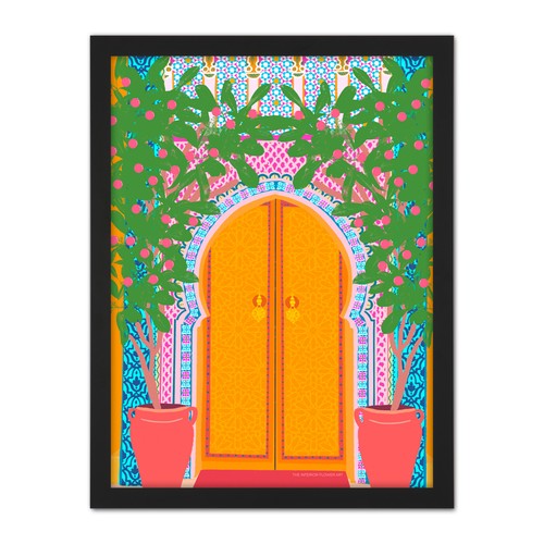 Moroccan door bright - moroccan,