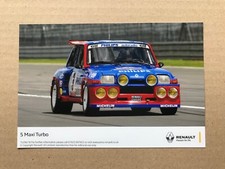 Renault maxi turbo press - renault, 5